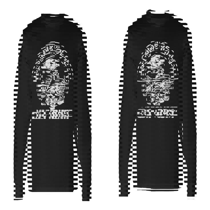 Campo De Golf Regalo Para Hombres Golfista Jugar Al Golf Camiseta de manga larga