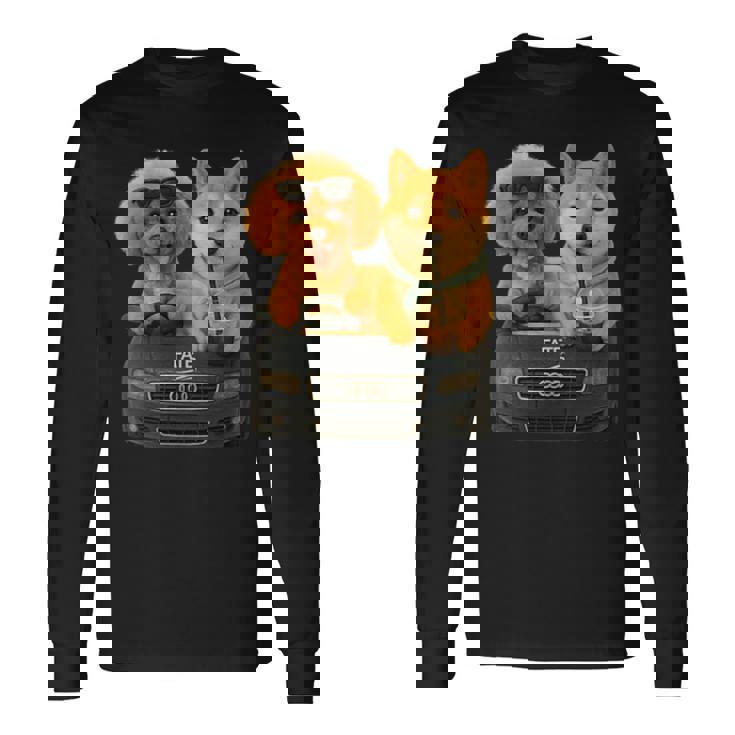 Car Dog 長袖Tシャツ