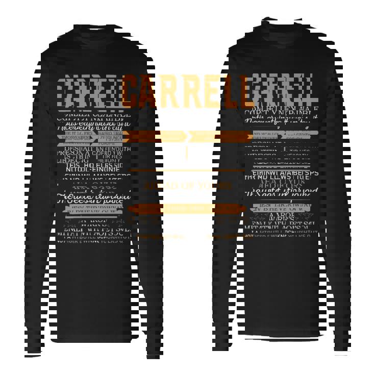 Carrell Completely Unexplainable Notices Everything But Won’T Say It Name Long Sleeve T-Shirt