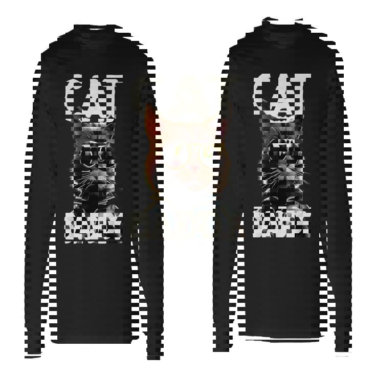 Cat Daddy 猫のお父さん 猫のお父さん お父さん ハウス 猫のお父さん 父の日 猫 長袖Tシャツ