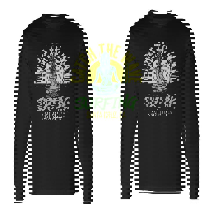 Catch Wave サンタクルーズ サーフィン カリフォルニアサーファー 長袖Tシャツ