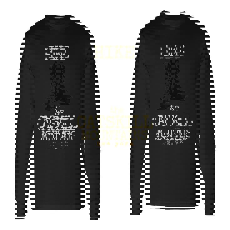 Catskill Mountains Hike New York キャッツキルシャツ 長袖Tシャツ