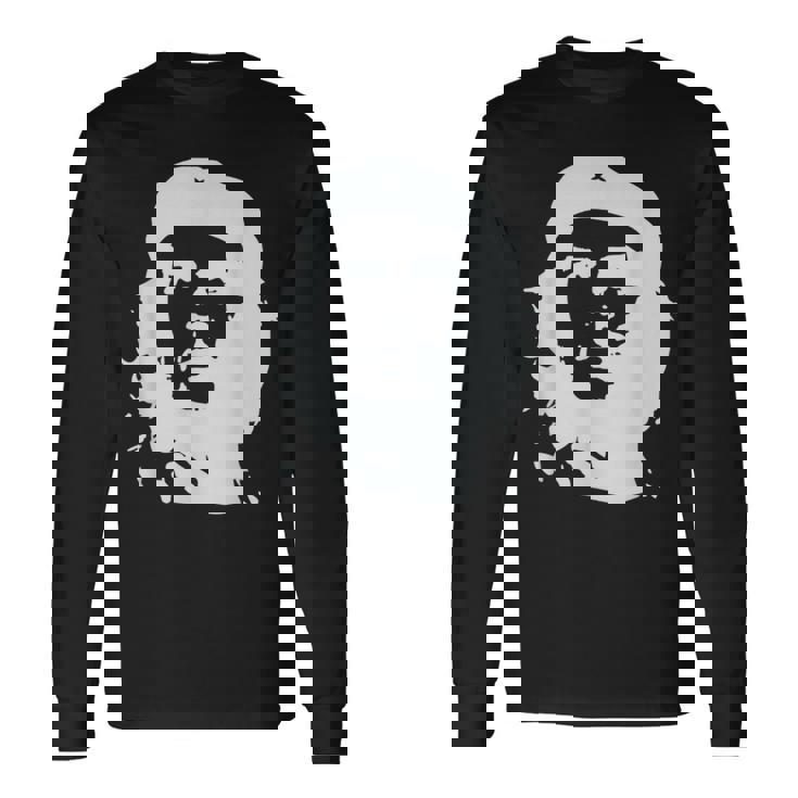 Che Guevara キューバ革命 反乱軍 フィデル カストロ 葉巻 キューバ 長袖Tシャツ