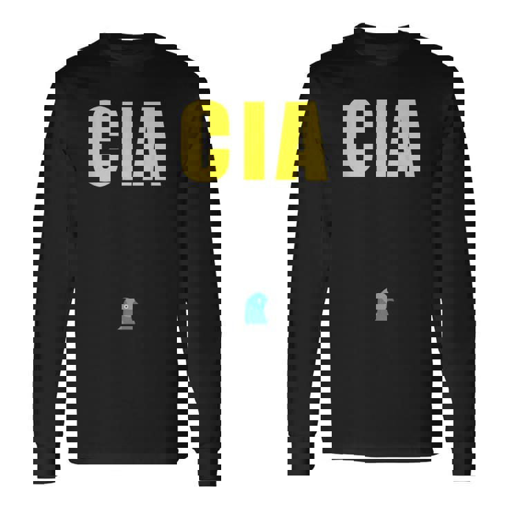 Cia エージェント バードウォッチング コンスピラシー ピジョン スパイ 長袖Tシャツ