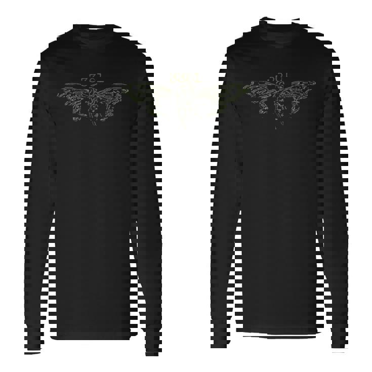 Cicada 3301 陰謀 算数パズル アーバン ジオキャッシュ 長袖Tシャツ