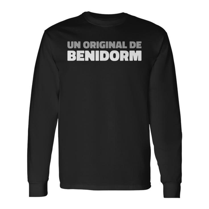 Ciudades España Residente Esp Español Benidorm Camiseta de manga larga