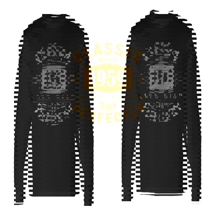 Classic 1959 ヴィンテージ 1959年生まれ 64歳の誕生日ギフトアイデア 64歳 長袖Tシャツ