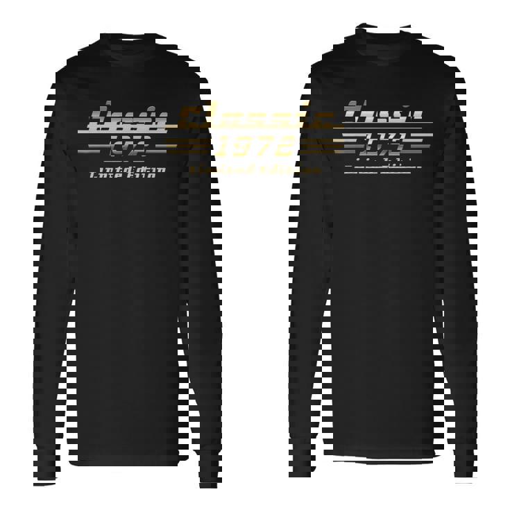 Classic 1972 ヴィンテージカー誕生53周年 長袖Tシャツ