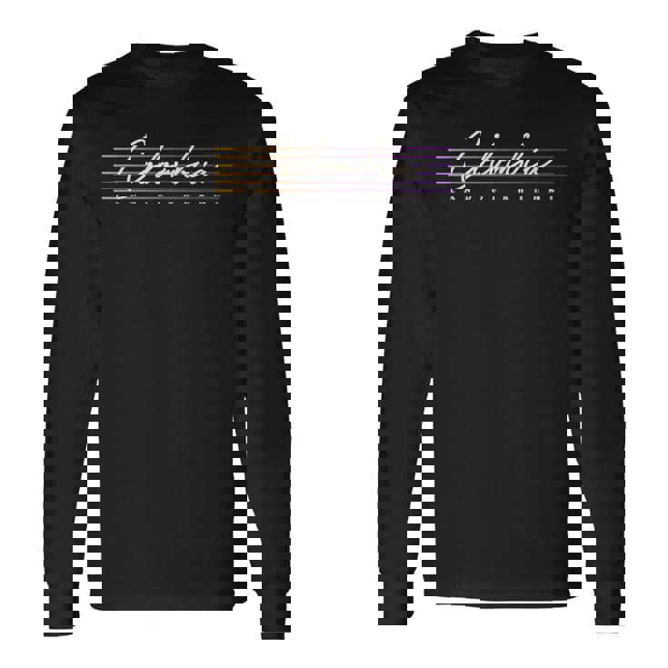 Colombia レトロなスタイルのコロンビア 長袖Tシャツ