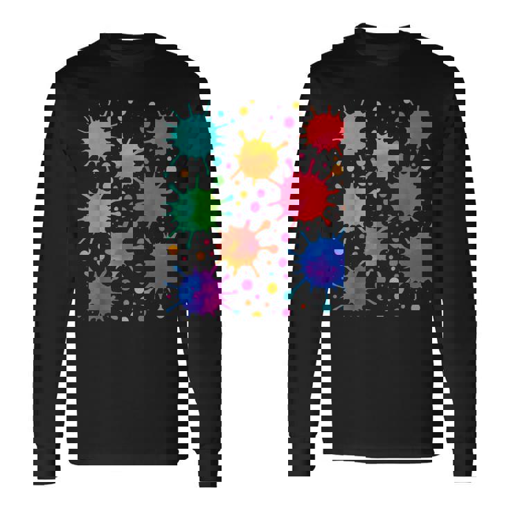 Colorplash アートtシャツ 長袖Tシャツ