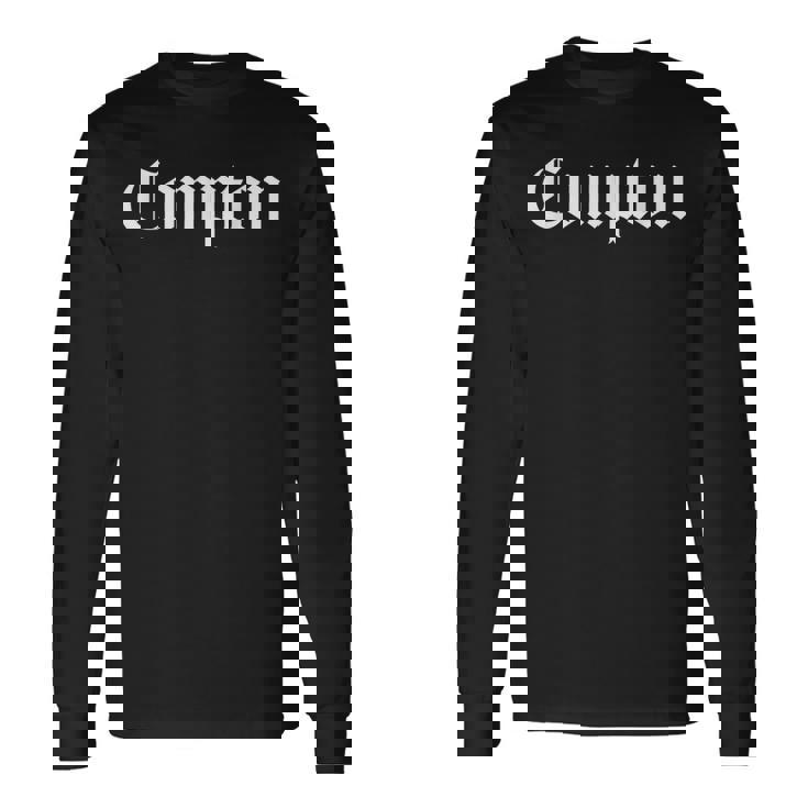 Compton コンプトン Los Angeles California Hip Hop Rap 長袖Tシャツ