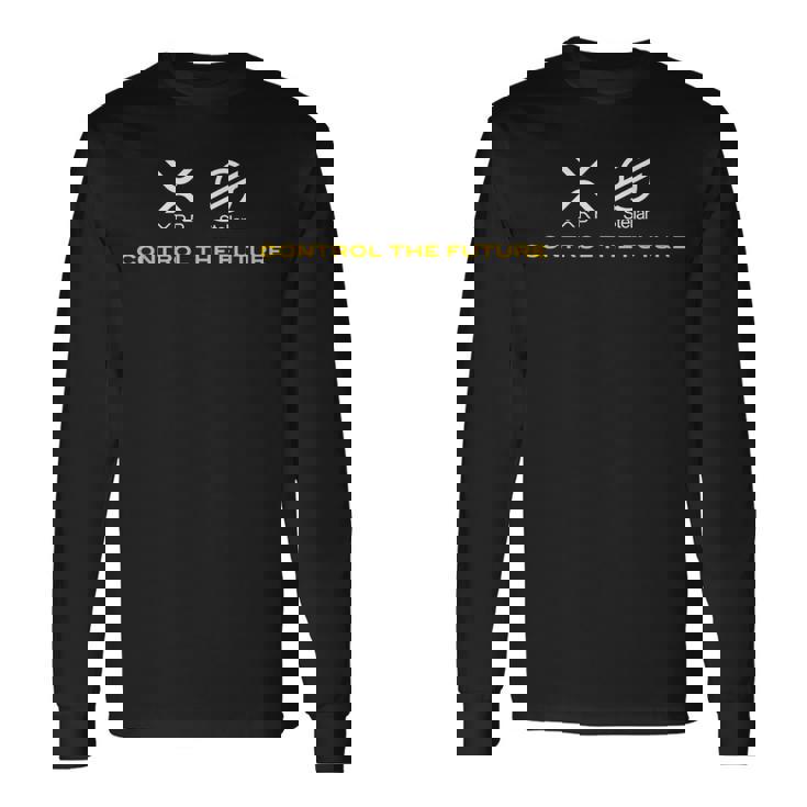 Cryptocurrency Xrp Xlm Coin Control The Future 長袖Tシャツ