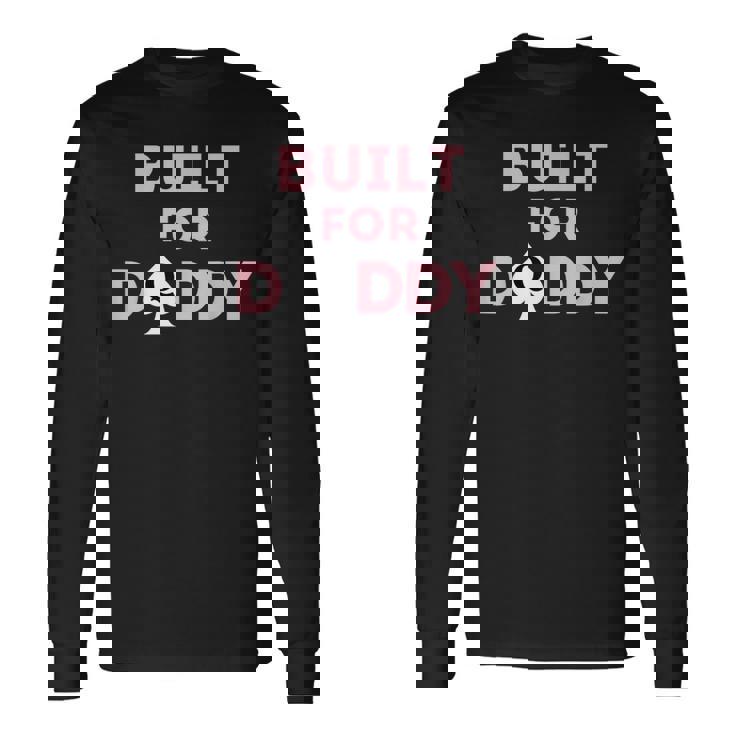 Daddy Qos用に作られています ピンク セクシー スペードの女王 ギフト 長袖Tシャツ