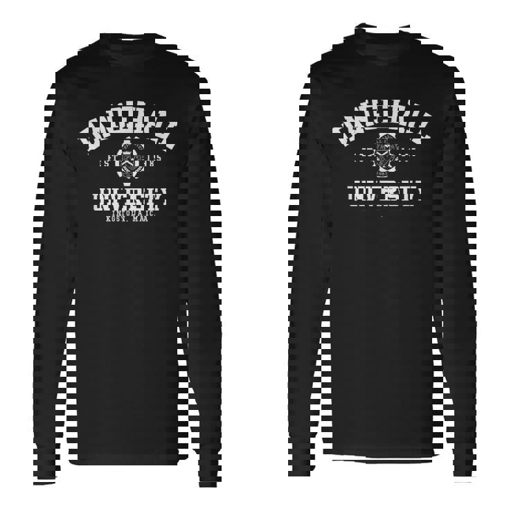 Dancehall University Jamaica ジャマイカ レゲエ Reggae Dub Roots 長袖Tシャツ