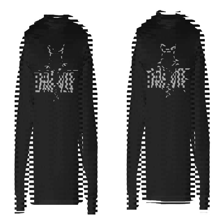 Dark Wolf Graphic Fierce Animaltreetwear 長袖Tシャツ