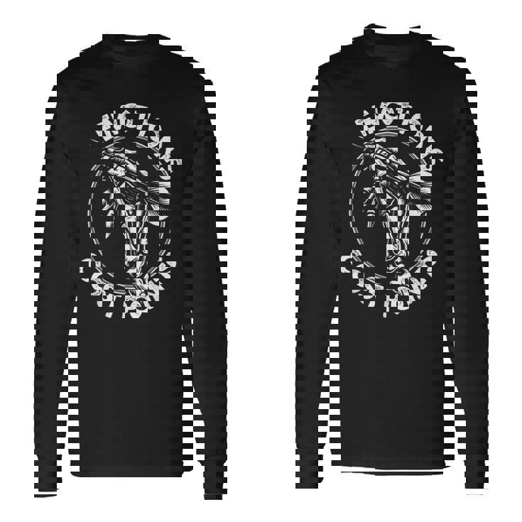 Dart Player Emotions Cost Points Epic スケルトン ハンドダーツ 長袖Tシャツ