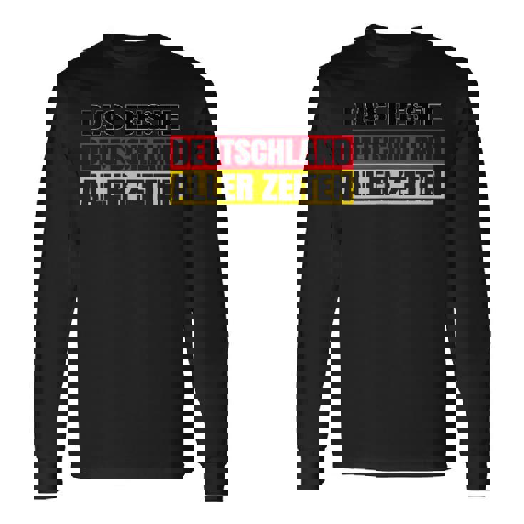 Das Beste Deutschland Aller Zeiten。 長袖Tシャツ ギフトのアイデア