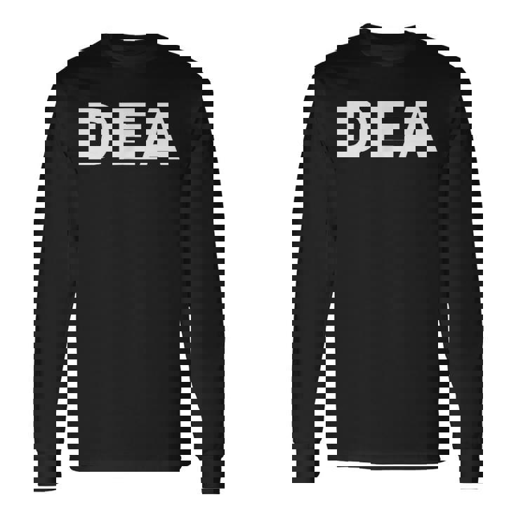 Dea エージェント 麻薬取締局 前後 長袖Tシャツ