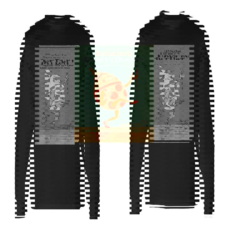 Denslows ハンプティダンプティ 童謡 ヴィンテージブックトレジャー 長袖Tシャツ