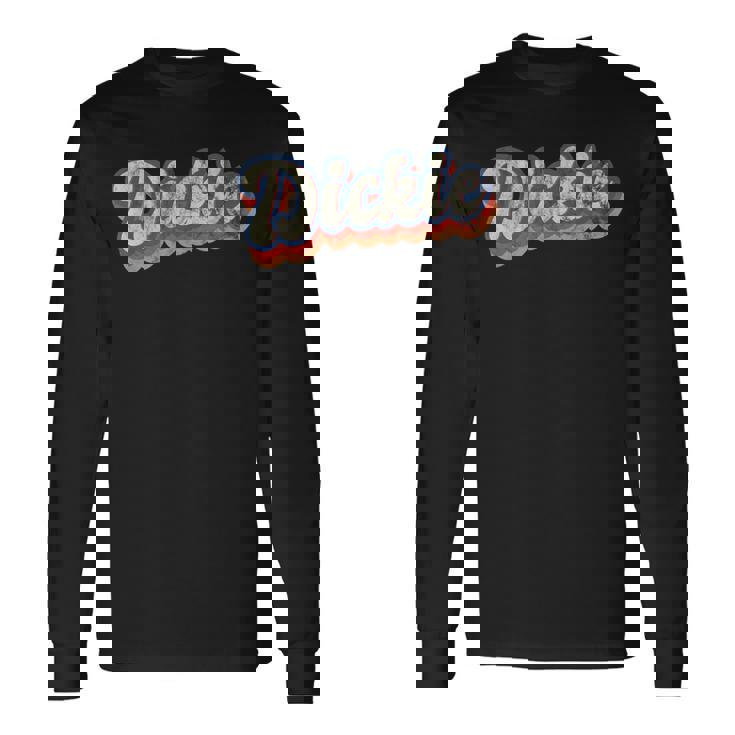 Dickie 名前入りシャツ カスタムレタリング 70年代 長袖Tシャツ