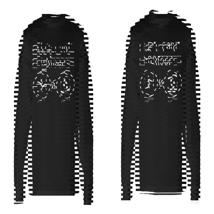 Diodo En Ohm Electronic Engineer Camiseta de manga larga
