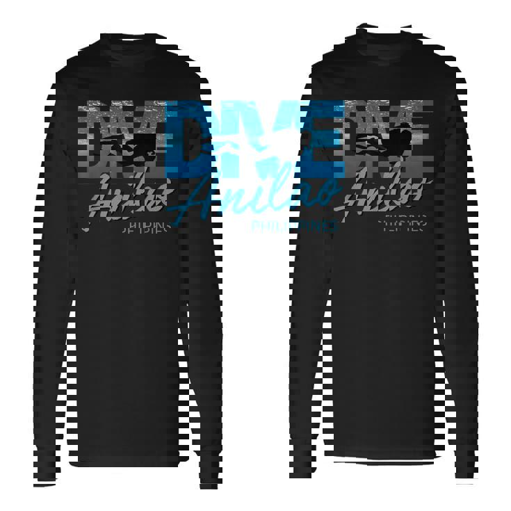 Dive Anilao フィリピンスキューバダイビングトリップダイバーtシャツ 長袖Tシャツ