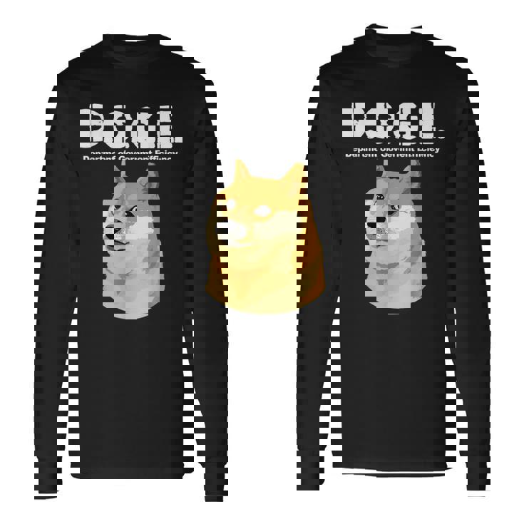 Doge政府効率省 長袖Tシャツ