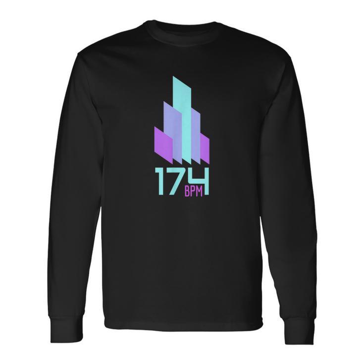 Drum And Bass 174 Bpm Music Junglist Edm Camiseta de manga larga