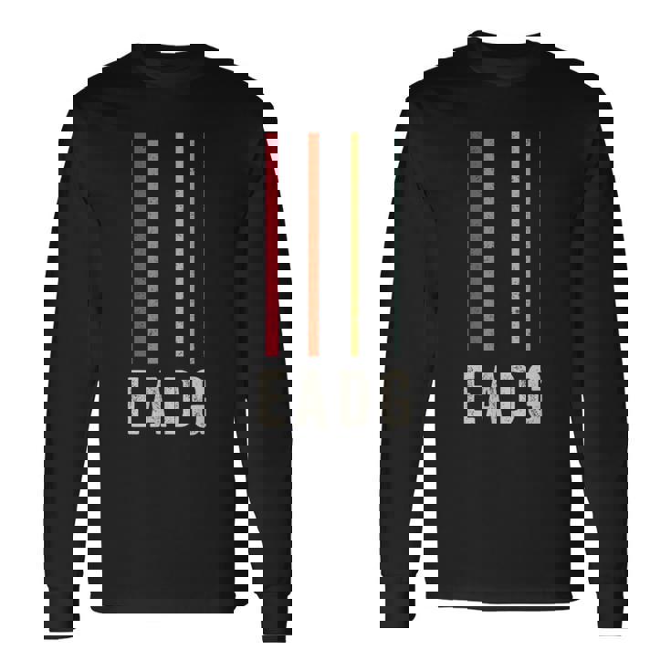 Eadg 4弦ベースギター レトロヴィンテージベースプレーヤー 長袖Tシャツ