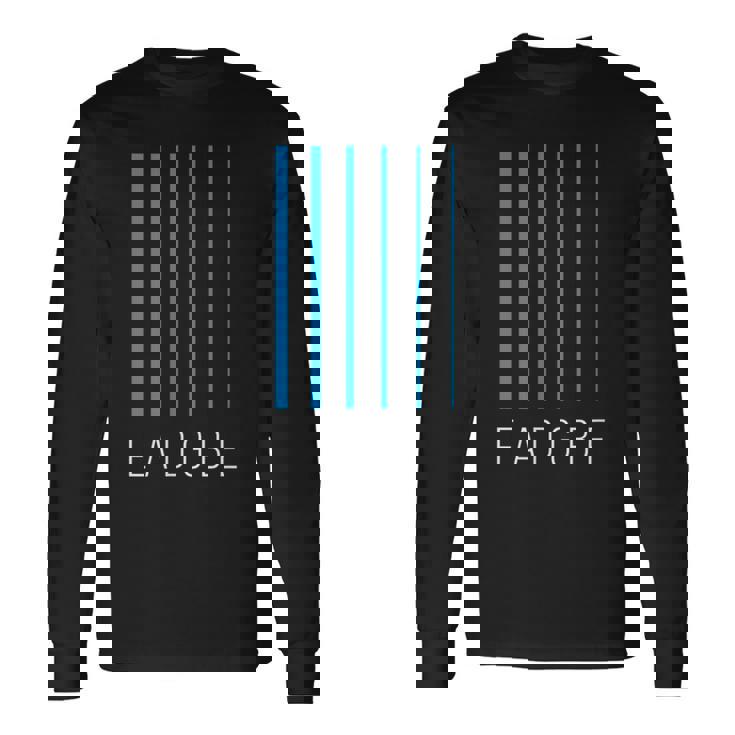 Eadgbe 6弦ギタープレーヤー&ギタリスト クール 長袖Tシャツ