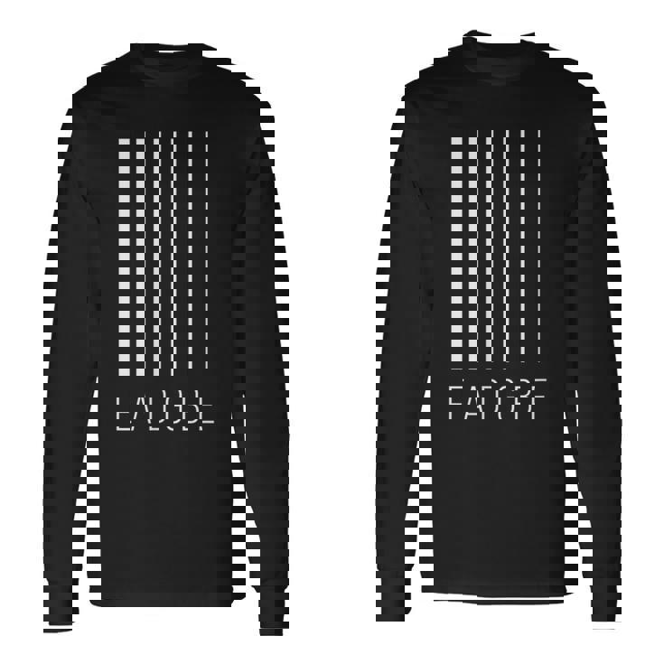 Eadgbe 6弦ギタープレーヤー&ギタリスト クール 長袖Tシャツ