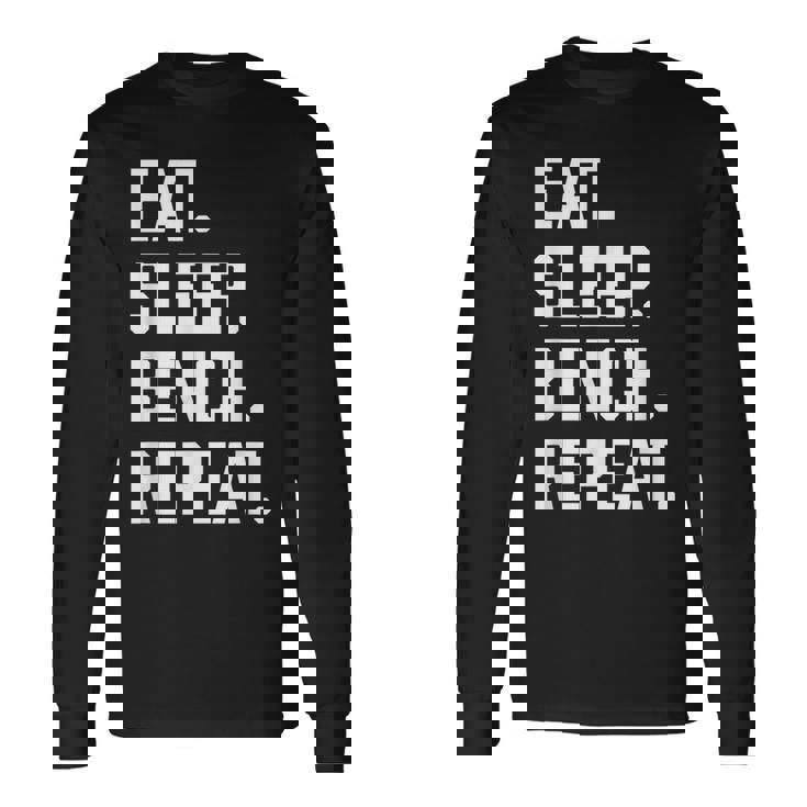 Eatleep ジム ワークアウト トレーニング ベンチプレス ウエイトリフティング 長袖Tシャツ