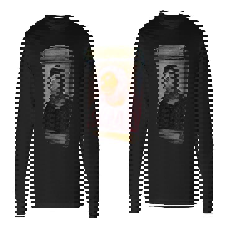 Ecce Homo Cecilia ユーモア クール アンダージャケット グラフィック Jesus 長袖Tシャツ ギフトのアイデア