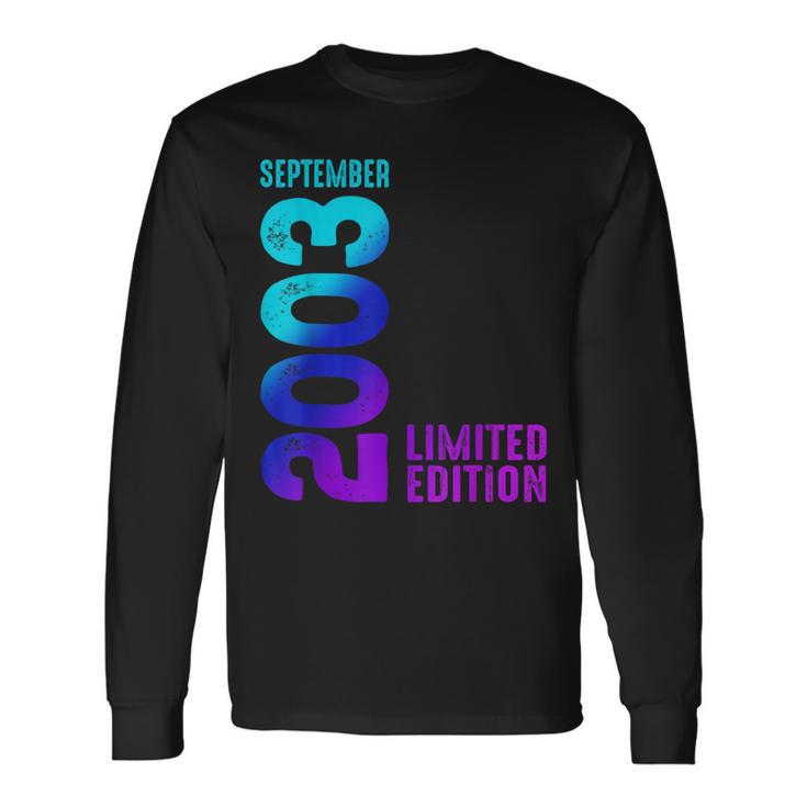 Edición Limitada Deeptiembre De 2003 Camiseta de manga larga