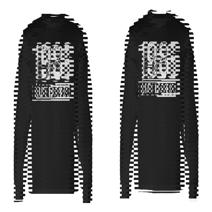 Edición Limitada Y Nacido En 1986 In Mangas Camiseta de manga larga