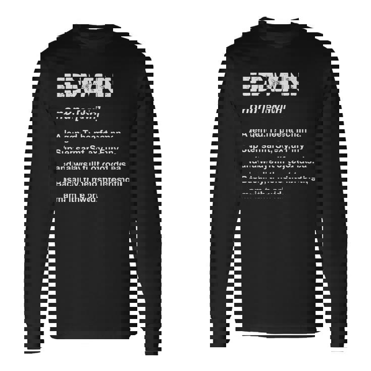 Edwin 名前 長袖tシャツ 長袖Tシャツ