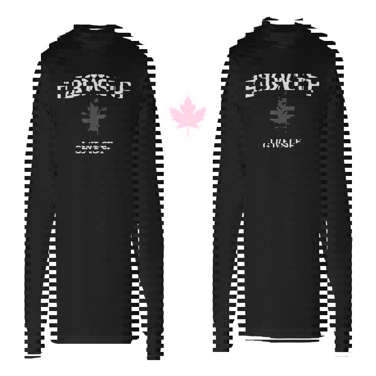 Elbows Up Canada グローブ Off Canadian Pride Northtrong 長袖Tシャツ