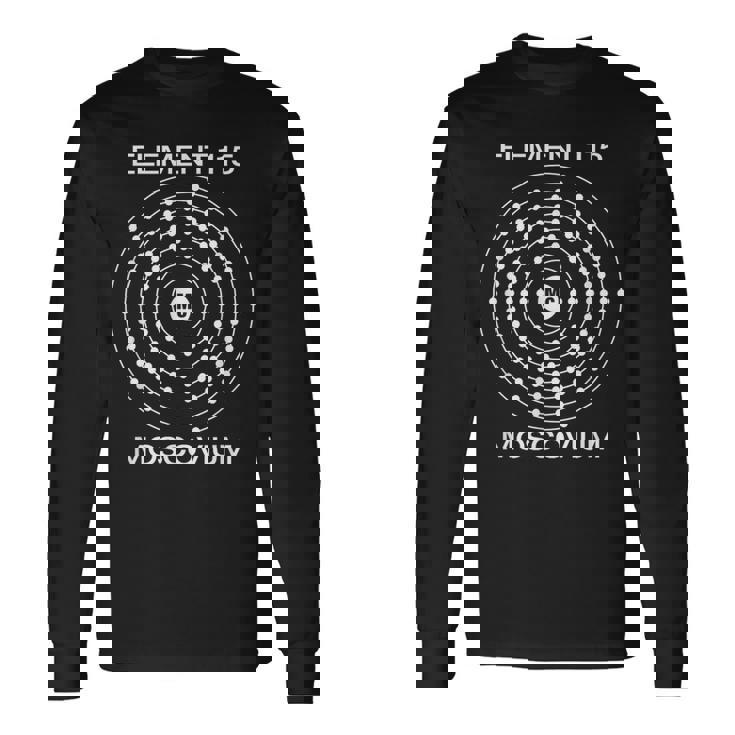 Element 115 Moscovium Ununpentium 原子番号 Ufo Alien 長袖Tシャツ