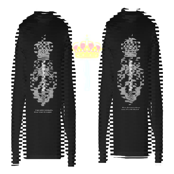 Emblema Fgne Ejército Español Fuerza Guerra Naval Especial Camiseta de manga larga Ideas de regalos