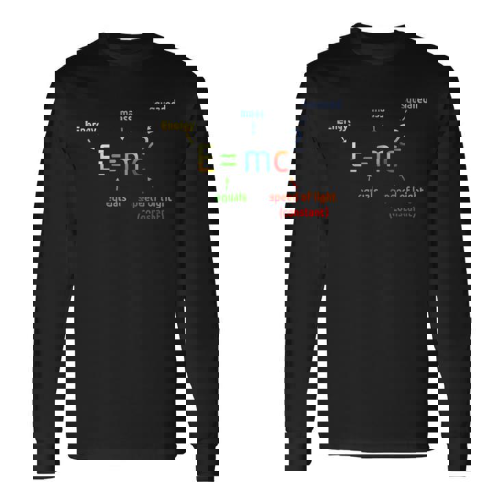EMc2 方程式 長袖Tシャツ