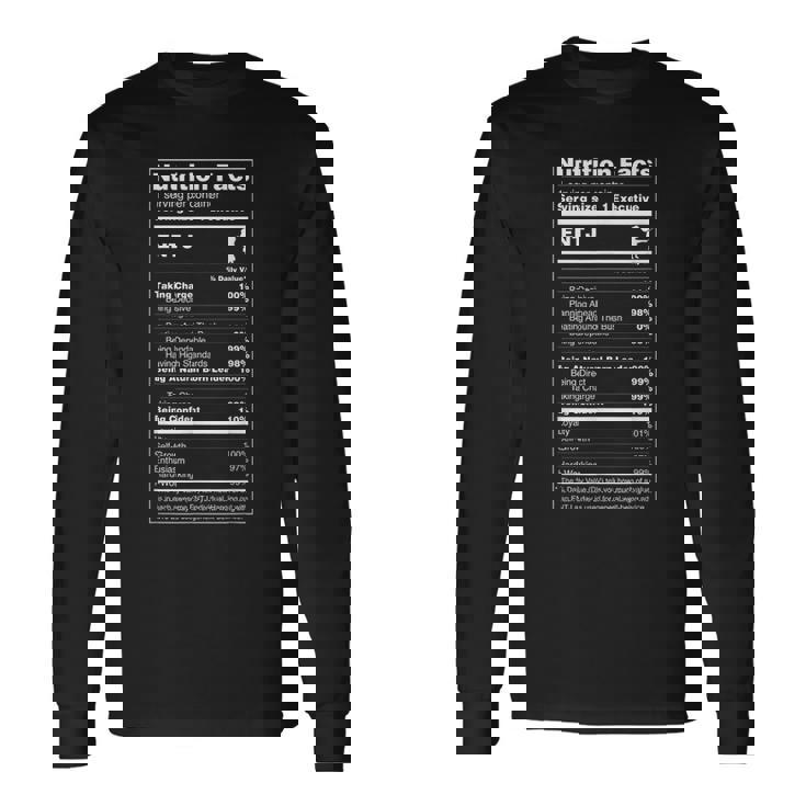 Entj シャツ The Commander パーソナリティ 栄養成分 長袖Tシャツ