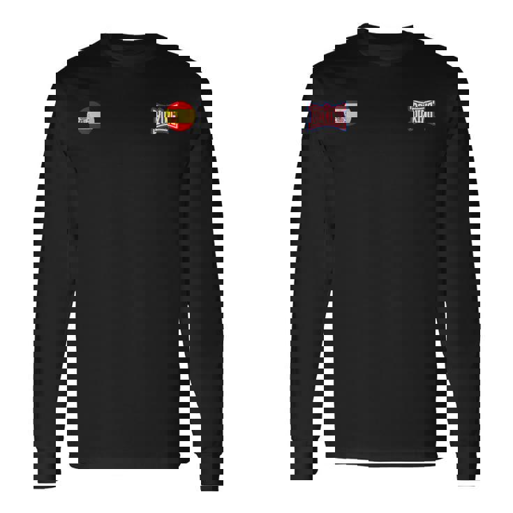 Equipo De Boxeo España Camiseta de manga larga