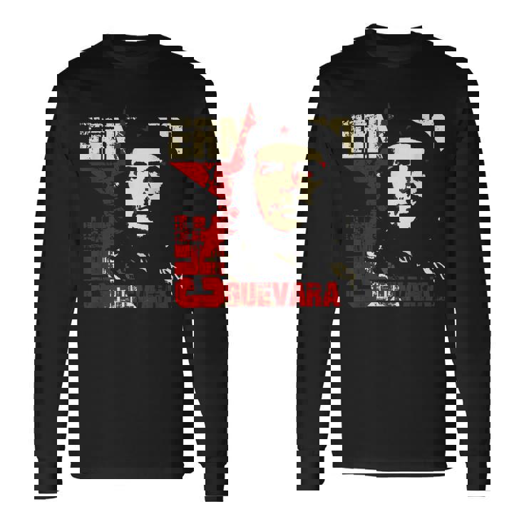 Ernesto Che Guevara シャツ キューバエルチェキューバ革命チェ 長袖Tシャツ