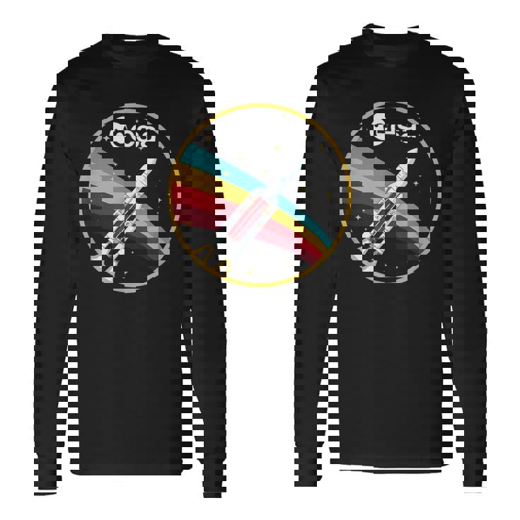 Esa 欧州宇宙機関 アリアン 5 ロケット ヴィンテージ 長袖Tシャツ