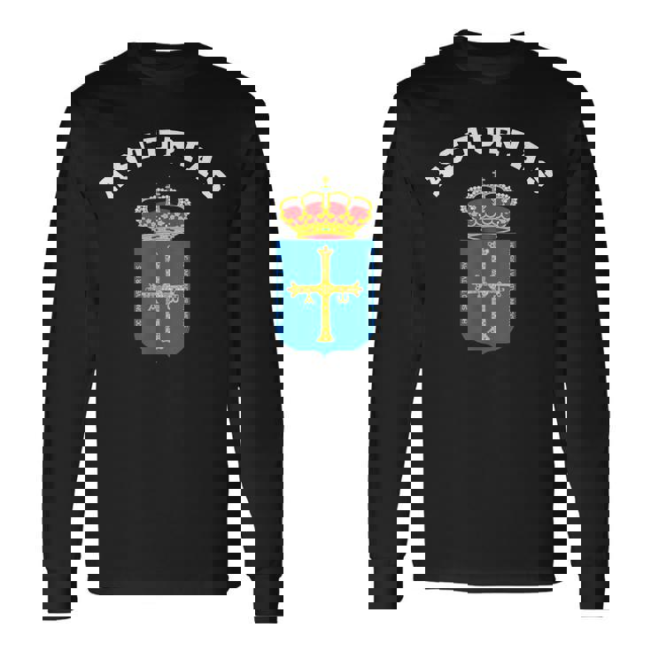 Camiseta Con Escudo De Asturias Y Bandera, Orgullo Nacional, Ideal Como Regalo O Para Eventos Y Viajes