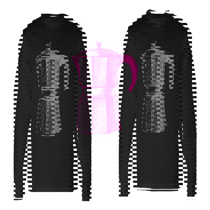 Essenza Italiana Moka コーヒーメーカー 長袖Tシャツ