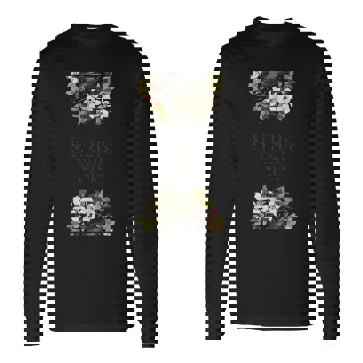 Estar En Danza Laida ボタニカルアート 長袖Tシャツ