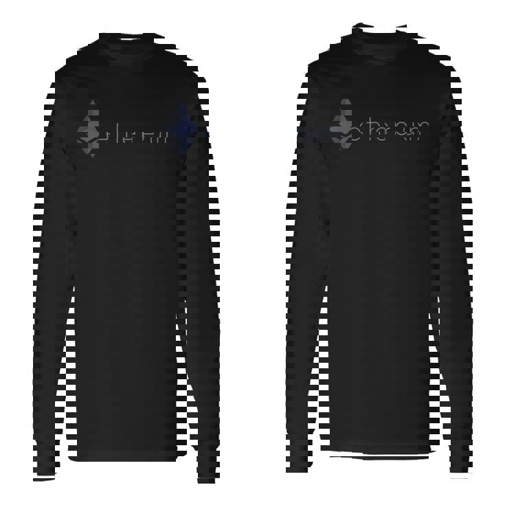 Eth トークン クリプト コイン マイナー クリプトカレンシー ブロックチェーン 長袖Tシャツ