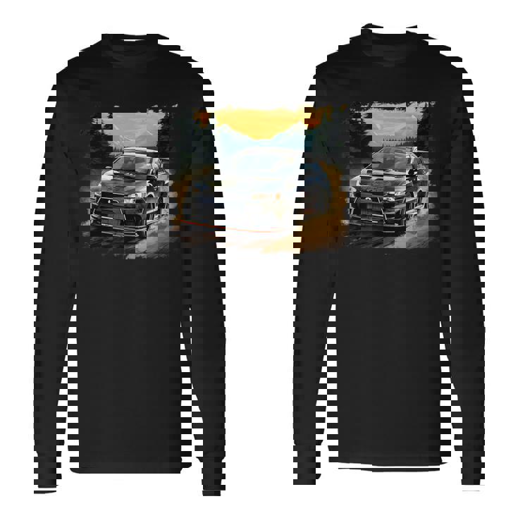 Evo 日本製スポーツカー 長袖Tシャツ