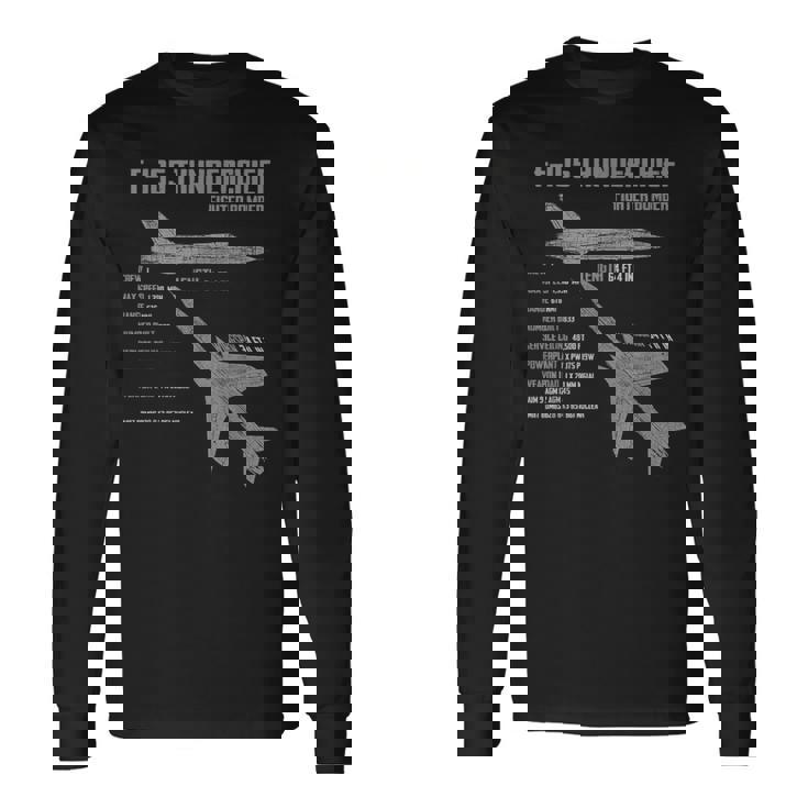 F-105 サンダーチーフ 長袖Tシャツ